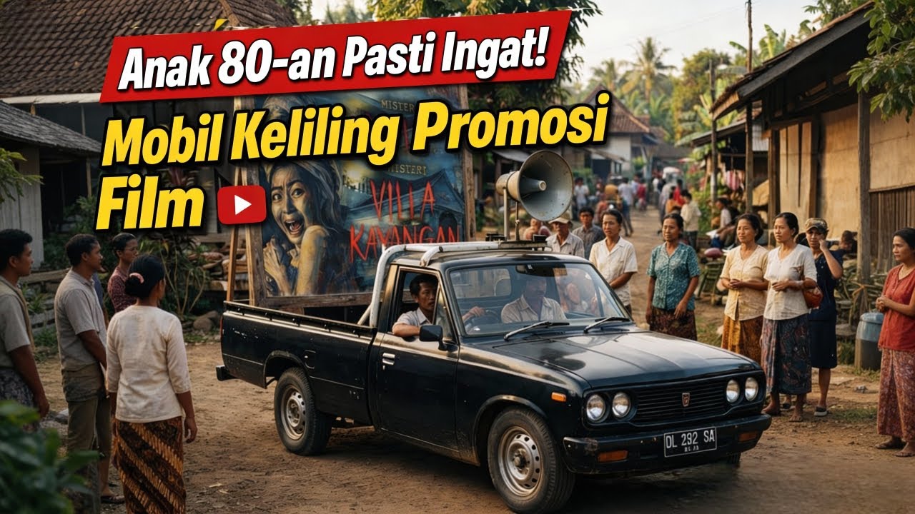 Anak 80-an Pasti Ingat! Mobil Keliling Promosi Film