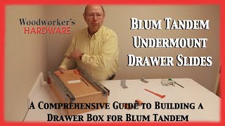 Everything You Need to Know To Install Blum Tandem Drawer Slides