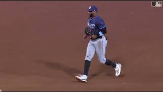 Yandy Diaz Defensive Highlights in 2025 #mlb #tampabayrays 