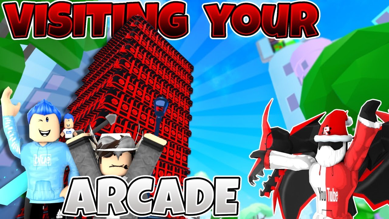 VISITING YOUR NEW ARCADES IN ARCADE EMPIRE!!(Roblox) YouTube
