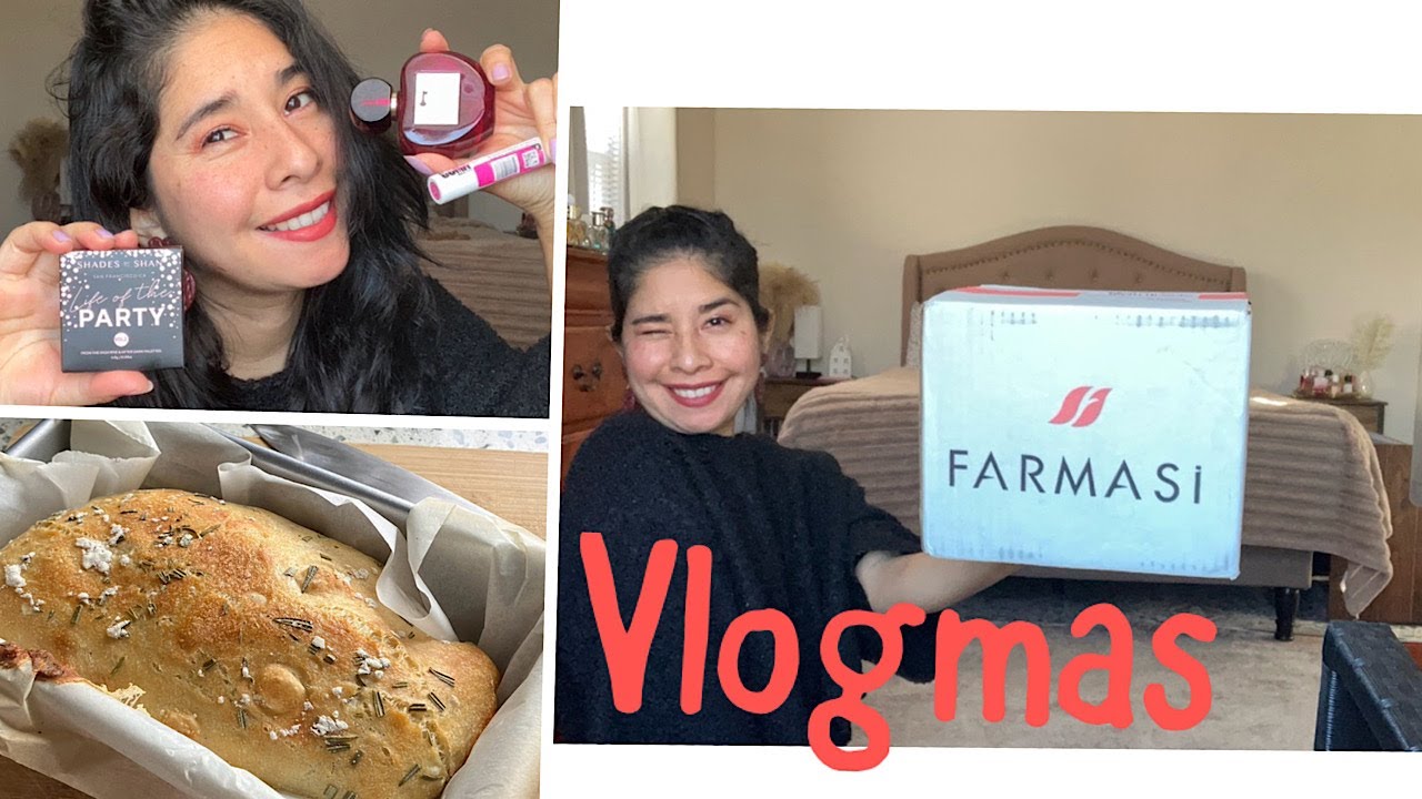 VLOGMAS 2: MAQUILLAJE CON  NUEVOS PRODUCTOS Y LLEGO MI PEDIDO DE FARMASI 📦