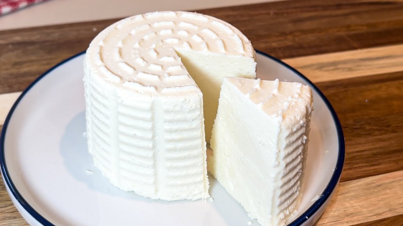 Cómo hacer QUESO fresco CASERO FÁCIL | 3 ingredientes | SIN CUAJO