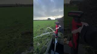 Thought the field was a little too dry #m18 stick pump