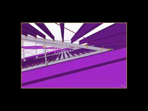 tekla structures AmericanBuildingCompany SyracuseUniversityPracticeFacility