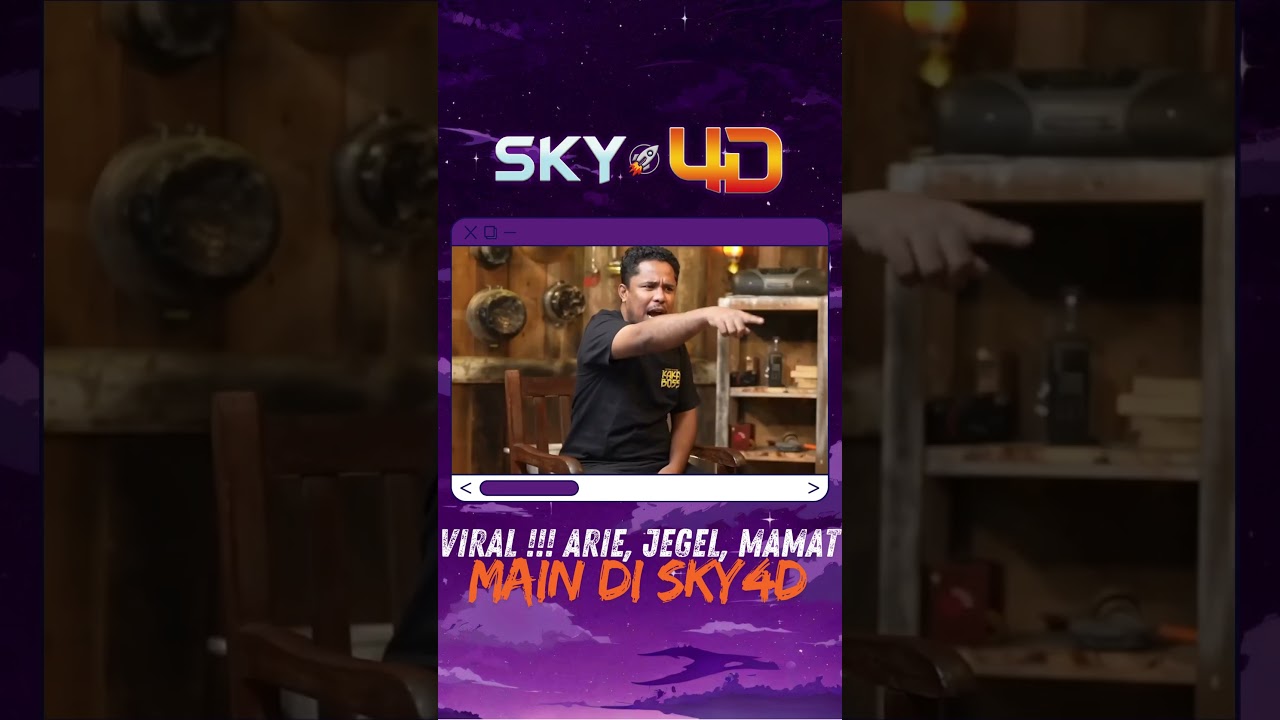 VIRAL !!!ARIE, JEGEL, MAMAT, MAIN DI SKY4D