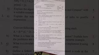 DSA Most Important Questions for Exam 🚀||‌DSA Exam Preparation Shorts 📖 | Pokhara University