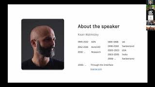 Talk 1: Kean Walmsley - Generative Design in the AEC space