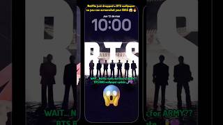 Netflix just dropped a BTS wallpaper so u can screenshot ur BIAS😱🔥💟 #bts #btsarmy #btsshorts #shorts