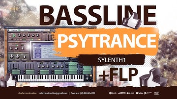 Como Fazer Bassline de PSYTRANCE FL Studio / Sylenth1 (Prog, Prog-Dark, FullOn) + FLP - PT/BR