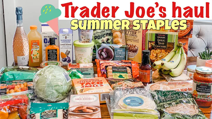 Trader Joe’s Summer 2021 Staples! Grocery Haul with new items & Prices