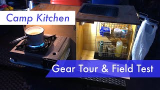 Camp Kitchen Gear Tour and Field Test in Cold and Rainy Northern Arizona