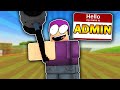 Playing Arsenal On An ADMIN'S ACCOUNT?! (ROBLOX)