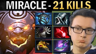 Axe Dota Gameplay Miracle with 21 Kills and Arcane