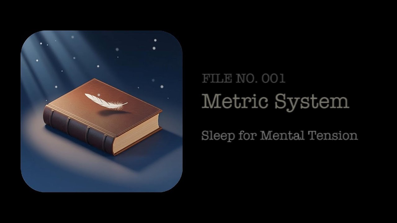 Sleep Aid for Mental Tension: The Metric System (Boring Professor | Brown Noise & Fireplace)