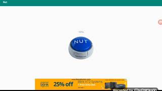 Pressing the nut button 1000 times