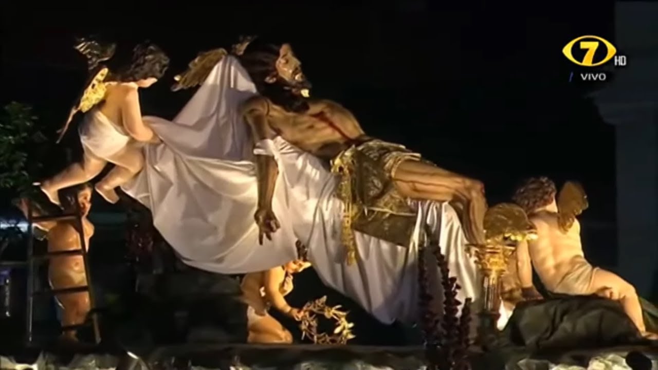 CANAL 7 🔴 SEÑOR SEPULTADO DE LA RECOLECCIÓN Paso CATEDRAL Procesión Viernes Santo 2025