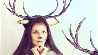 How to Make a Deer Antler Headband - Costume DIY