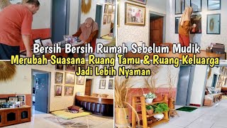 Bersih Bersih Rumah Sebelum Mudik | Merubah Suasana Ruang Tamu & Ruang Keluarga Jadi Lebih Nyaman screenshot 3