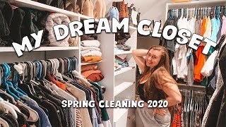 MY DREAM CLOSET!! - Spring Cleaning 2020 + CLOSET TOUR!!