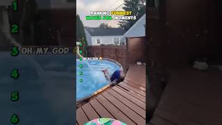 Ranking Funniest Water Fail Momntes. #shorts #ranking