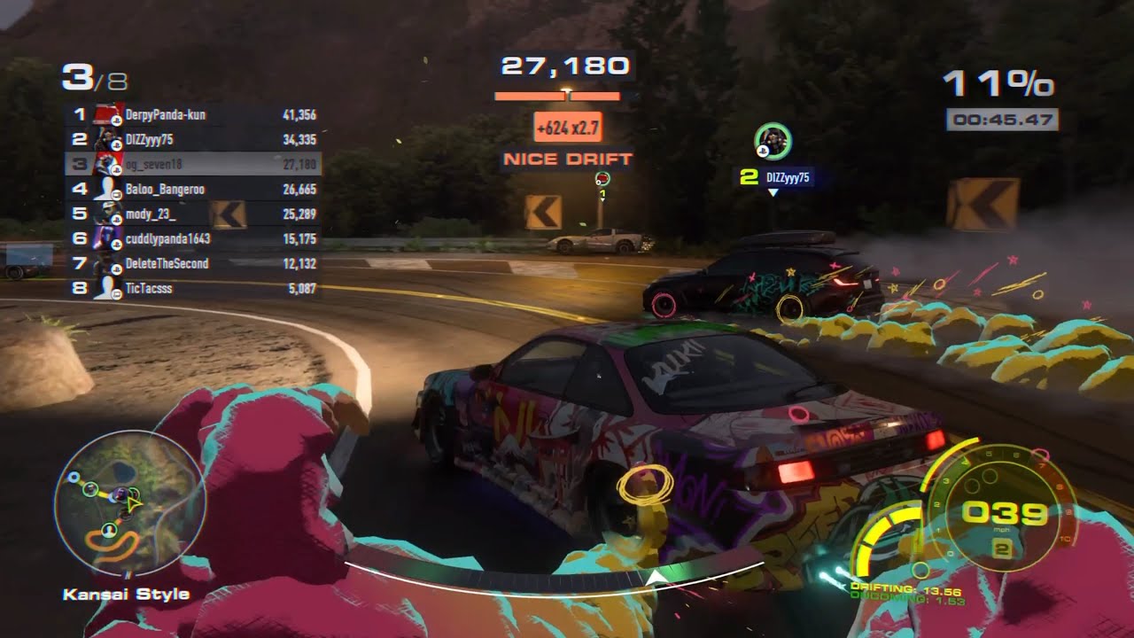 “Touge Drift Racing” (NEED FOR SPEED UNBOUND)