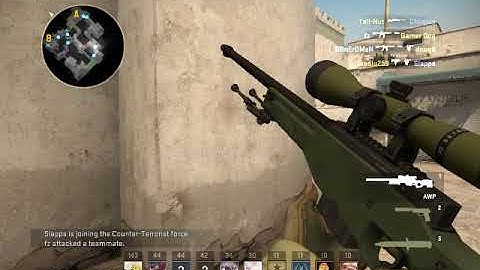 Hacker Joins CSGO DeathMatch Server And Ruins Everything(Terrible Graphics)