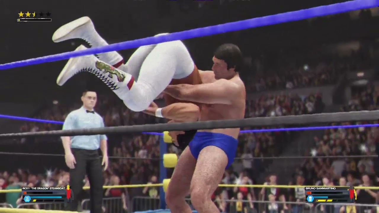 WWE 2K24 Ricky "The Dragon" Steamboat vs Bruno Sammartino "Legendsclash Series 1"