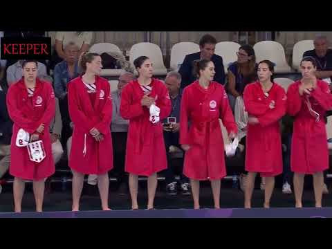 Olympiacos vs Mataro water polo semifinals