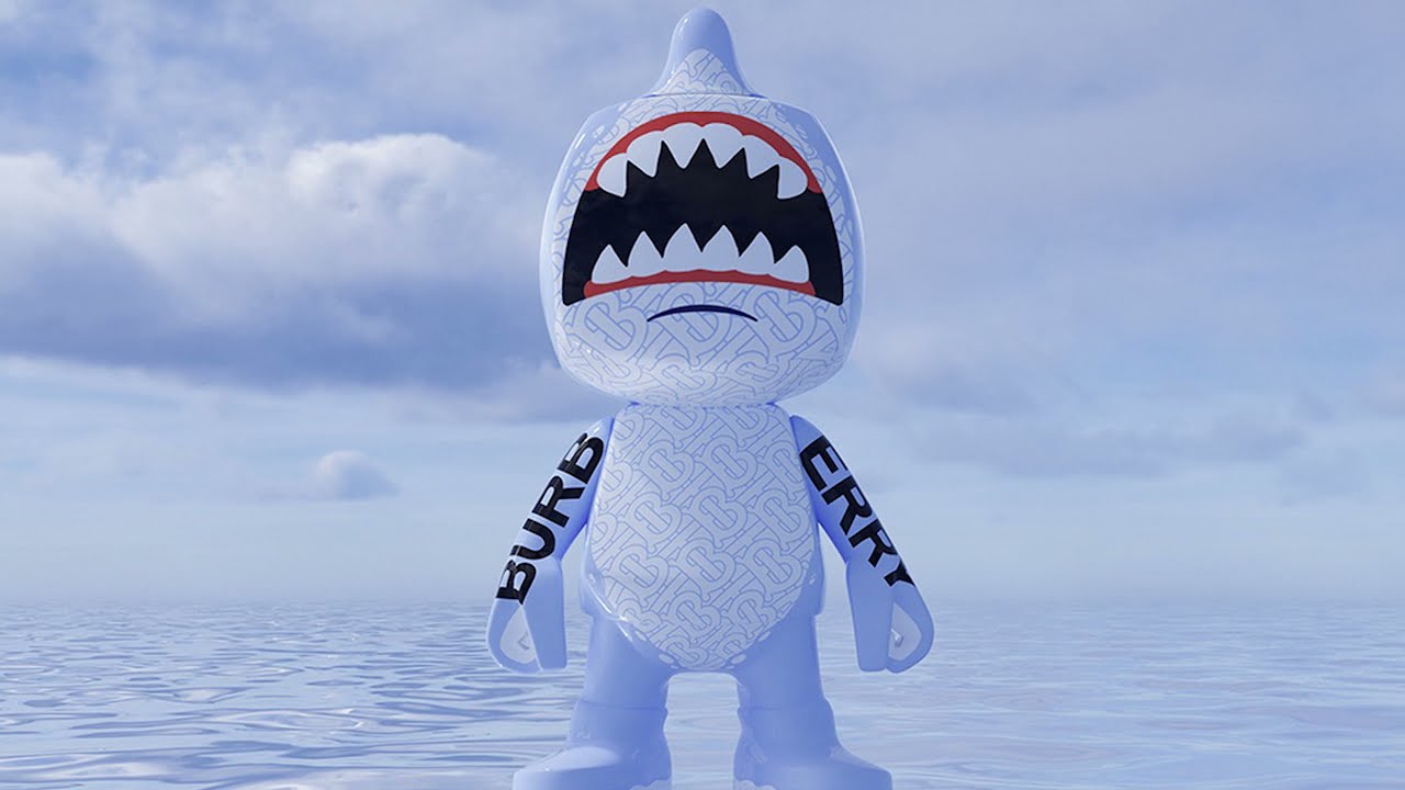 Burberry NFT Blankos Block Party Limited Release $300 Sharky B Skin