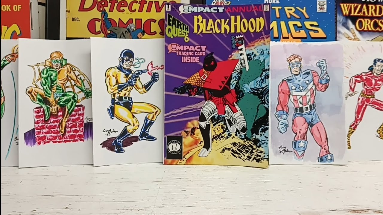 EP 886 The Black Hood Annual #1 1992 Impact Comics by Mark Wheatley & Leopoldo Duranona.