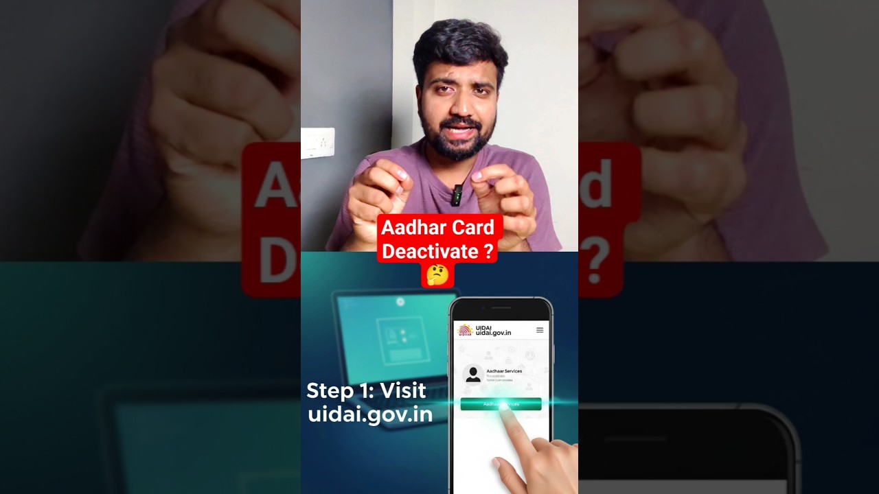 Aadhaar Deactivated ? Ghar Baithe 3 Steps Mein Active Karo 