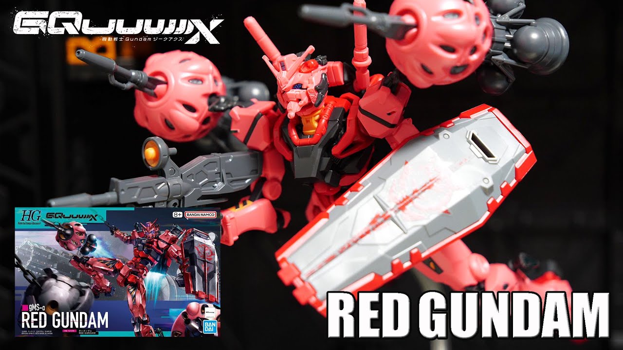 Gunpla] GUNDAMS of the GQ Axe version! HG 1/144 RED GUNDAM Review