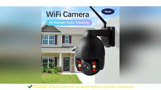 8mp 4k Cloud Wifi PTZ Camera Outdoor 2MP Home Security IP Camera 5X Optical Zoom Speed Dome Camera P