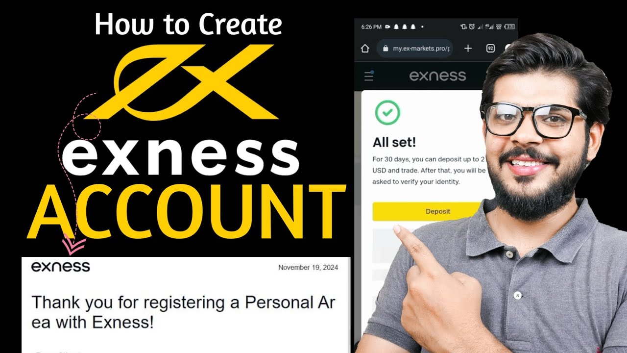 How to Create Exness Account in Pakistan 2026 | Exness Account Kaise Banaye