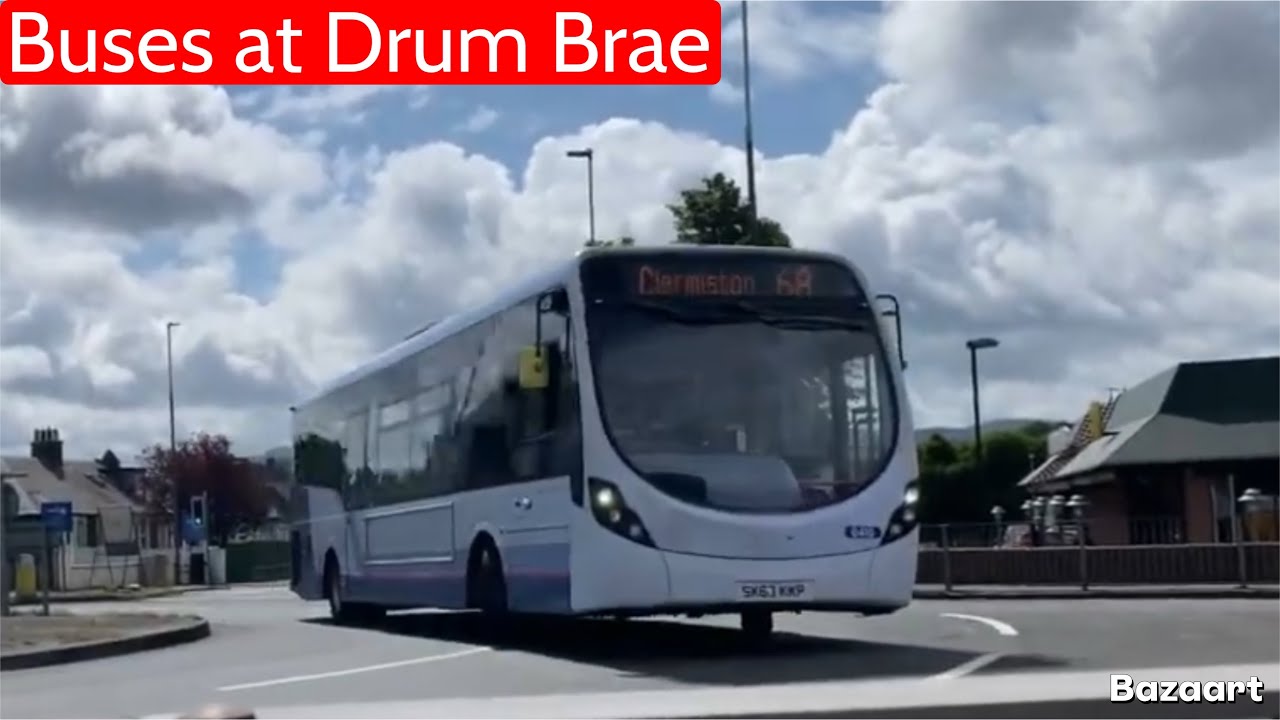 Buses At Drum Brae, Edinburgh - Bus Vlog 1/7/23 - YouTube