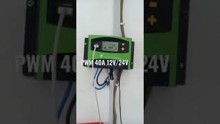 Solar Charge Controller 40A Working With 4Pcs 170W Solar Panels In Tropical West Africa