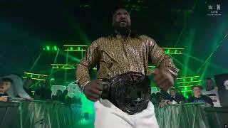 Oba Femi debut entrance on Smackdown