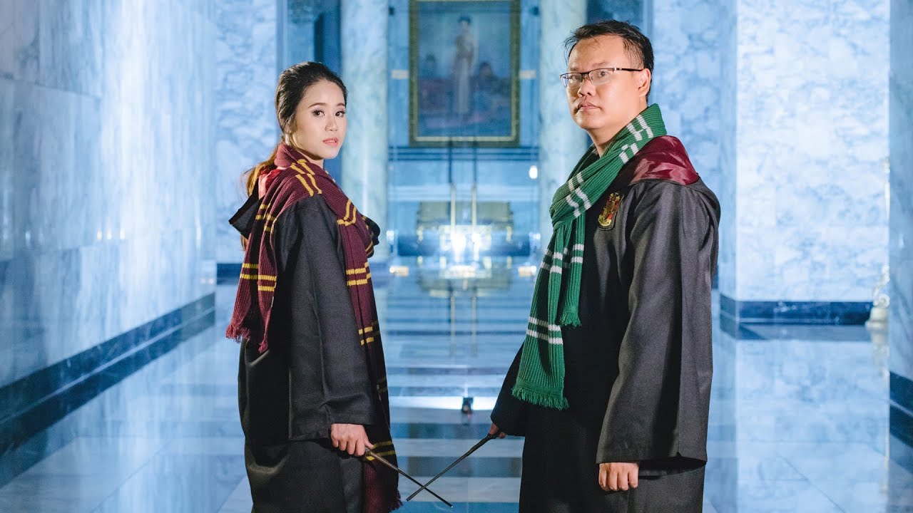 Wedding Presentation Jed & Joy - Harry Potter theme