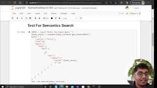 Combining Semantics Search with Elastic Search to build powerful search engine