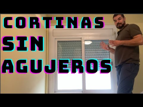 🥇 Barra cortina SIN AGUJEROS Y SIN TALADRAR 