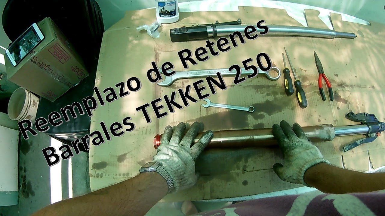 Tekken 250 Cambio Retenes Barrales