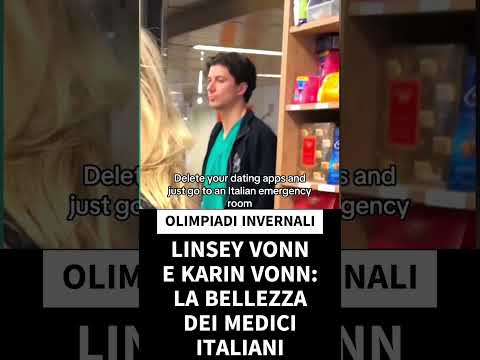 Video OLIMPIADI INVERNALI LINDSEY E KARIN VONN: LA BELLEZZA DEI MEDICI ITALIANI! #olimpiadiinvernali #news