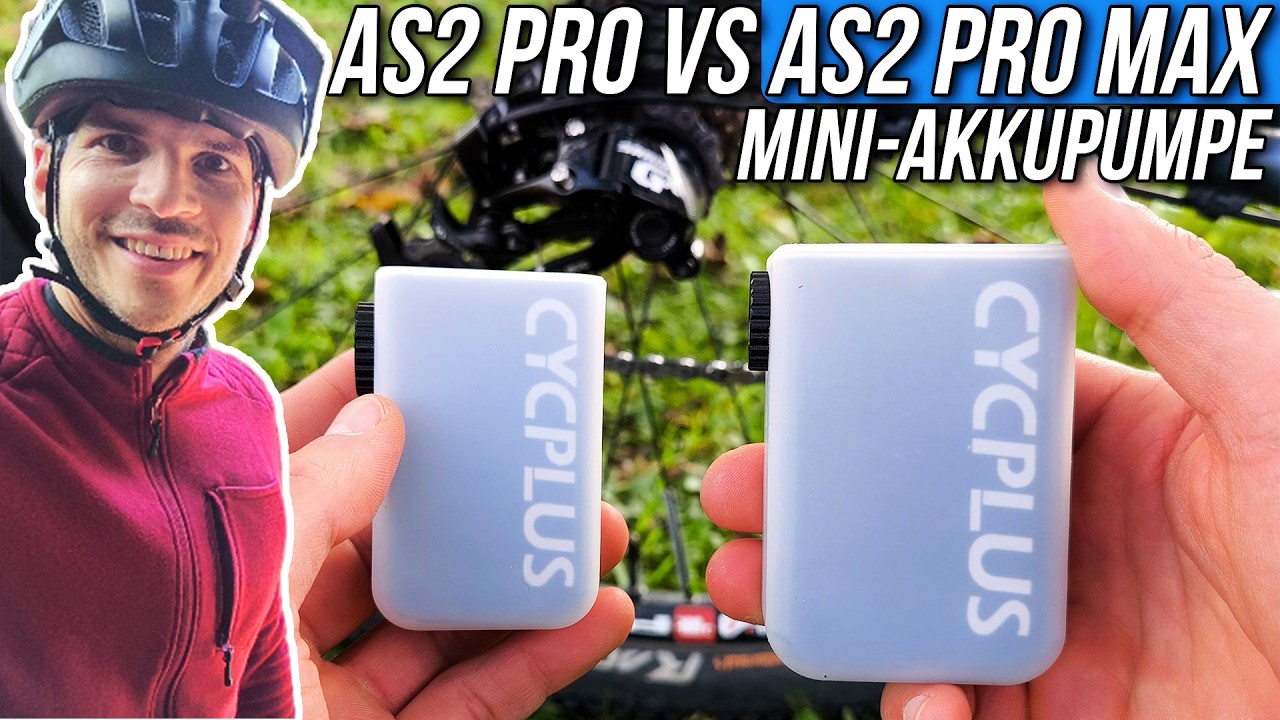 💨 CYCPLUS AS2 Pro vs AS2 Pro Max Test & Vergleich! 🚲👉 kraftvolle Mini-Akku-Luftpumpe fürs Fahrrad