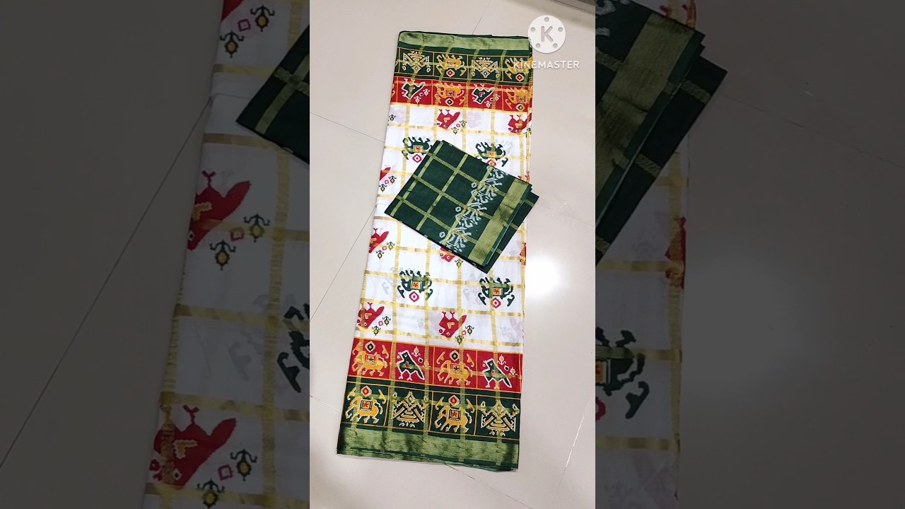 Patola Soft Cotton Saree Unboxing 👌 | Heer Fashion | Saree Haul 