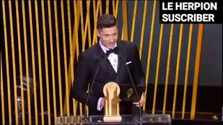 Alisson Becker wins Yachine Trophy! Best Goalkeeper of the year!