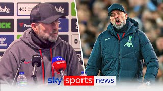 'You obviously can read the table' - Jurgen Klopp on title race after Liverpool's loss at Everton