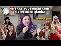 48 SAAT YOUTUBERLARIN FİKİRLERİNİ ÇİZİYORUM | 6 farklı çizim yaptım 😳