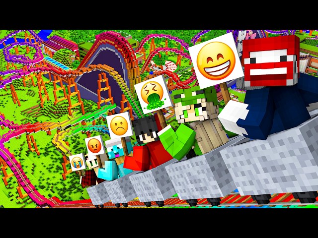 Welches YouTuber Team BAUT die BESTE ACHTERBAHN? in Minecraft