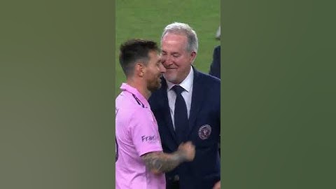 Messi ganó los premios al máximo goleador y al mejor jugador de la Copa de la Liga 🏆 #shorts