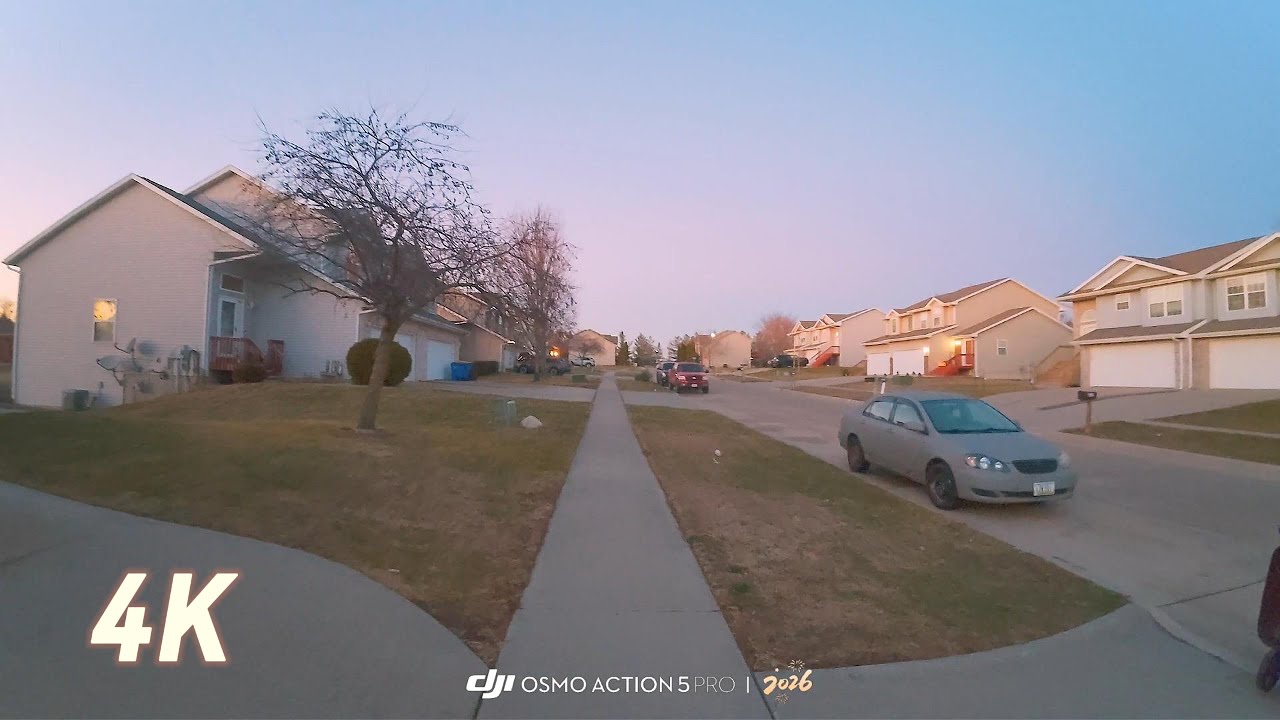 RELAXING WALKING IN IOWA CITY EVENING 4KTHE REAL USA